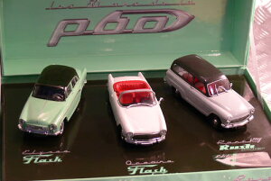�m���u 1/43 �V���J 50���N P60 �G���[�t���b�V��/�I�[�V�����t���b�V���X�y�V����/�����`���b�V���X�[�p�[ 1960 1000�����Norev 1:43 SIMCA 50 YEARS P60 ELYSEE FLASH/OCEAN FLASH SPECIAL/RANCH RUSH SUPER 1960 limited 10