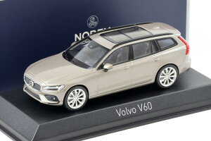 �m���u 1/43 �{���{ V60 2018 ���C�g�O���[���^���b�NNorev 1:43 Volvo V60 Pbble Grey