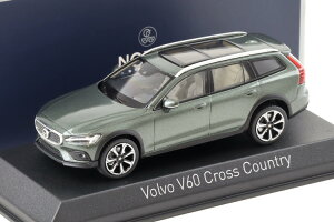 �m���u 1/43 �{���{ V60 �N���X�J���g���[ 2019 �p�C���O���[ ���^���b�NNorev 1:43 Volvo V60 Cross Country 2019 Pine Grey Met