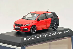 mu 1/43 vW[ 308 X|[c o[W 2 2015 bh ubNNorev 1:43 PEUGEOT 308 SPORT VERSION 2 2015 RED BLACK