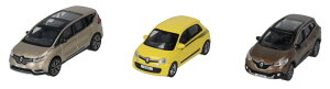 �m���u 1/64 ���m�[ Kadjar/Twingo/Espace 3��Z�b�gNOREV 1:64 Renault Kadjar/Twingo/Espace Set of 3