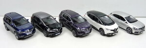 �m���u 1/64 ���m�[ Scenic/Koleos/Megane 5��Z�b�gNOREV 1:64 Renault Scenic/Koleos/Megane Set of 5