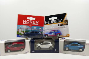 �m���u 1/64 �v�W���[ 307/208/807 ���m�[ 5 Turbo/Megane 5��Z�b�gNOREV 1:64 Peugeot 307/208/807 Renault 5 Turbo/Megane Set of 5
