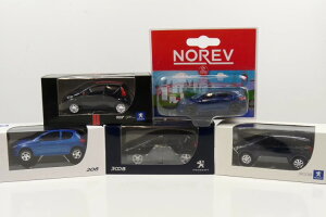 �m���u 1/64 �v�W���[ 206/5008/3008/107 GT Line/Megane 5��Z�b�gNOREV 1:64 Peugeot 206/5008/3008/107 GT Line/Megane Set of 5