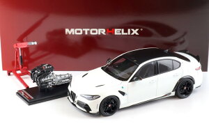 [^[wbNX 1/18 At@I WA GTA rAR gtFI zCg GWt JMOTORHELIX 1:18 Alfa Romeo Giulia GTA Bianco Trofeo white+engine