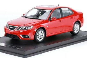 hXP[f 1/18 T[u 9-3 GA Z_ 2008 bh 100Radscale Models 1:18 Saab 9-3 Aero Sedan 2008 red Limitation 100 pcs