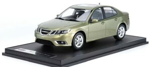 hXP[f 1/18 T[u 9-3 GA Z_ 2008 ybp[O[ 100Radscale Models 1:18 Saab 9-3 Aero Sedan 2008 pepper green Limitation 100 pcs