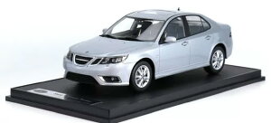 hXP[f 1/18 T[u 9-3 GA Z_ 2008 Vo[ 100Radscale Models 1:18 Saab 9-3 Aero Sedan 2008 silver Limitation 100 pcs