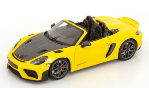 ~j`vX 1/18 |VF XpC_[ RS @CUbnpbP[W 2024 CG[ J[{O[ 300 JMinichamps 1:18 Porsche Spyder RS Weissach Package 2024 yellow carbon grey Limited Edition 300 pcs