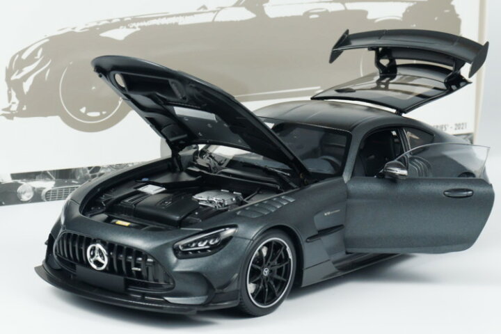 楽天市場】ミニチャンプス 1/18 メルセデスベンツ AMG GT ブラック 