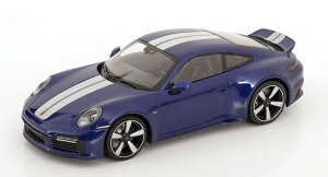 ~j`vX 1/18 |VF 911 992 X|[cNVbN 2022 u[^bN 162Minichamps 1:18 Porsche 911 (992) Sport Classic 2022 bluemetallic Limited 162 pcs