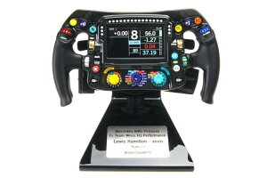 ~j`vX 1/2 ZfX AMG tH[~1 W11 #44 [h`sI 2020 XeAO zC[ CX n~gMinichamps 1:2 Mercedes AMG F1 W11 N44 Formula 1 World Champion 2020 Steering Lewis Hamil