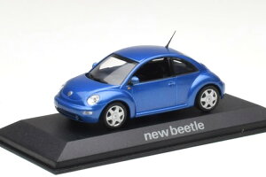 �~�j�`�����v�X 1/43 �t�H���N�X���[�Q�� �j���[�r�[�g�� �T�e���C�g�u���[Minichamps 1:43 VW Volkswagen New Beetle Satellite Blue