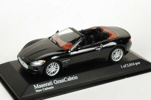 ~j`vX 1/43 }ZeB OJuI 2009 ubN^bN 2016Minichamps 1:43 Maserati GranCabrio 2009 Black Metallic limited 2016 pcs