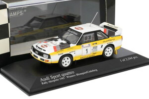 ~j`vX 1:43 AEfB X|[c Ng [ AN|X 1985Minichamps 1:43 Audi Sport Quattro Rally Acropolis 1985