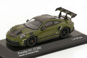 ~j`vX 1/43 |VF 911/992 GT3RS @CUbn pbP[W 2023 I[uO[ 336Minichamps 1:43 Porsche 911/992 GT3RS Weissach Package 2023 olive green Limited Edition 336 pcs