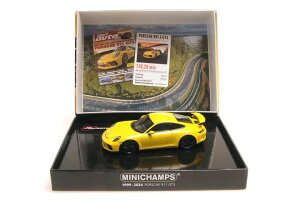 ~j`vX 1/43 |VF 911 991.2 GT3 eXg juNN 2017 CG[ NX` Qung 525Minichamps 1:43 Porsche 911 991.2 GT3 Test Nurburgring 2017 yellow Christian Gebhardt Limitation 52