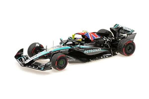 ミニチャンプス 1:43 メルセデス AMG W15 Eパフォーマンス #44 優勝 イギリスGP F1 2024 ルイス ハミルトン 英国旗付き 648台限定Minichamps 1:43 Mercedes-AMG W15 E Performance #44 Winner British GP Formula 1 2024 L.Hamilton