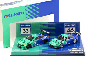 ~j`vX 1/43 BMW M6 GT3 #33  |VF 911 GT3 R #44 t@P 2018 juNN 2ZbgMinichamps 1:43 BMW M6 GT3 #33 & Porsche 911 GT3 R #44 Falken 2018 Nurburgring 2-Car Set
