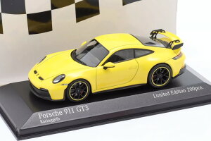 ~j`vX 1/43 |VF 911/992 GT3 2020 [VOCG[ 200Minichamps 1:43 Porsche 911/992 GT3 2020 racing yellow Limitation 200 pcs
