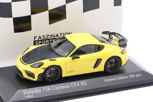 ~j`vX 1/43 |VF 718 982 PC} GT4 RS 2021 CG[ ubN 200Minichamps 1:43 Porsche 718 982 Cayman GT4 RS 2021 yellow black rims Limitation 200 pcs
