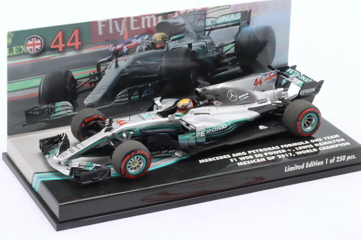 楽天市場】ミニチャンプス 1/43 メルセデスベンツ GP F1 W08 EQ パワー 