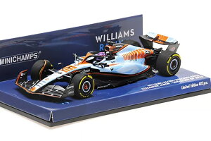 �~�j�`�����v�X 1/43 �E�B���A���Y FW45 �K���t���o���[ #2 14�� �V���K�|�[���O�����v�� �t�H�[�~����1 2023 ���[�K�� �T�[�W�F���g 130�����Minichamps 1:43 Williams FW45 Gulf Livery #2 14th Singapore GP Formula 