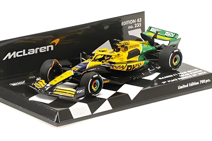 楽天市場】ミニチャンプス 1/43 マクラーレン MCL38 #81 2024 F1 