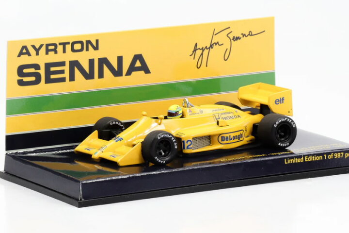 楽天市場】ミニチャンプス 1/43 ロータス ホンダ 99T アイルトン セナ 