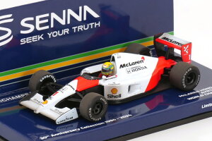 ~j`vX 1/43 }N[ z_ MP4/6 #1 [h`sI 1991 Zi 30NAjo[T[RNV 1994-2024 994Minichamps 1:43 McLaren Honda MP4/6 #1 World Champion 1991 Senna 30th Annivers