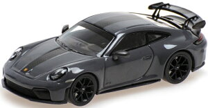 �~�j�`�����v�X 1/64 �|���V�F 911 992.2 GT3 2025 �O���[ ���@�C�U�b�n�p�b�P�[�WMINICHAMPS64 1:64 Porsche 911 (992.2) GT3 2025 Grey Weissach Package
