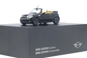 BMW ~j`vX 1/43 BMW ~j N[p[S JuI R57 ubN zCgMinichamps 1:43 BMW Mini Cooper S Cabriolet r57 Black White