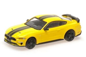 ~j`vX 1/87 tH[h }X^O 2018 CG[ ubN ubNMinichamps 1:87 Ford Mustang 2018 yellow black with black interior