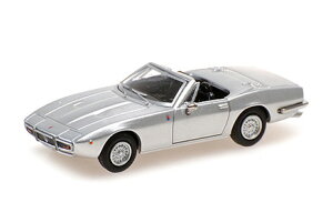 �~�j�`�����v�X 1/87 �}�Z���e�B �M�u�� �X�p�C�_�[ 1969 �V���o�[Minichamps 1:87 Maserati Ghibli Spyder 1969 silver