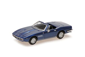 �~�j�`�����v�X 1/87 �}�Z���e�B �M�u�� �X�p�C�_�[ 1969 �u���[���^���b�NMinichamps 1:87 Maserati Ghibli Spyder 1969 blue metallic