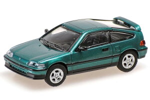 ~j`vX 1/87 z_ CR-X 1987 O[^bN ubNMinichamps 1:87 Honda CR-X built 1987 green metallic with black interior