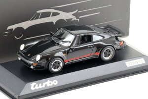 |VF ~j`vX 1/43 |VF 911/930 ^[{ 50C[Y |VF fUC ubN/ubN 911Minichamps 1:43 Porsche 911/930 Turbo 50 Years Porsche Design black with black rims limited 91