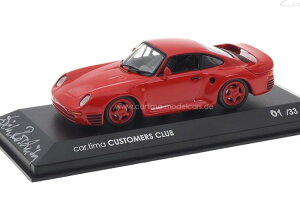 ~j`vX 1/43 |VF 959 car.tima JX^}[YNu {lMTC fB[^[ bVFC[ 33Minichamps 1:43 Porsche 959 car.tima CUSTOMERS CLUB Originalsignatur Dieter Roscheisen Limited 33 