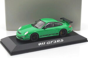�|���V�F���� �~�j�`�����v�X 1/43 �|���V�F 911 997 GT3 RS �O���[��/�u���b�N Minichamps 1:43 Porsche 911 GT3 RS year 2006 green with black