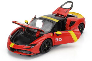u[S 1/18 tF[ SF90 Xg_[ nCubh 1000hp #50  }24 o[ bh CG[ 500 V[P[Xt JBburago 1:18 FERRARI SF90 STRADALE HYBRID 1000hp N 50 24h LE MANS LIV