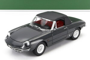 c[OfJ[ 1:18 At@I fGbg XpC_[ 1600 R[_ g_ 1966 Ot@CgO[ 650 JTOURING MODELCARS 1:18 ALFA ROMEO DUETTO SPIDER 1600 CODA TONDA 1966 GRAPHITE GREY LIMITE
