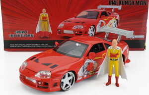 �W���_ 1/24 �g���^ �X�[�v�� �����p���}�� �T�C�^�} �t�B�M���A�t�� 1995 �I�����W �J��JADA 1:24 TOYOTA SUPRA WITH ONE PUNCH MAN SAITAMA FIGURE 1995 ORANGE