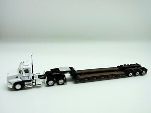 �t�@�[�X�g�M�A 1/64 �R�}�c �g���C�A�N�X�� ���[�{�[�C�g���[���[�t��first gear 1:64 TRI-AXLE LOWBOY with trailer