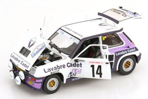 �\���h 1/18 ���m�[ 5 �^�[�{ #14 �����[ ������ 1983 Auriol �J��Solido 1:18 Renault 5 Turbo No14 Rally Lyon 1983 Auriol