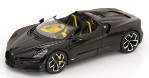 u[S 1/18 uKbeB W16 ~Xg [hX^[ 2023 ubNBburago 1:18 Bugatti W16 Mistral Roadster 2023 black