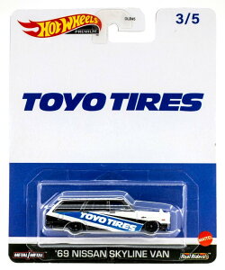 ホットウィールプレミアム 1/64 ポップカルチャー 979V 日産 スカイライン バン トーヨータイヤ 2023Hot Wheels Premium 1:64 2023 Pop Culture 979V Nissan Skyline Van TOYO TIRES