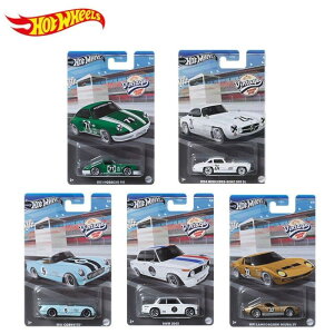 �z�b�g�E�B�[�� 1/64 2024 ���B���e�[�W ���[�V���O�N���u 5��Z�b�gHot Wheels 1:64 2024 Vintage Racing Club 1971 Porsche 911/1954 Mercedes Benz 300 SL/1955 Corvette/BMW 2002/1971 Lamborghini Miura SV