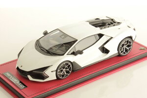 MRf 1/18 {M[j Gg nCubh 2023 }bgzCg V[P[Xt 399MR-MODELS 1:18 LAMBORGHINI REVUELTO HYBRID 2023 MATT WHITE WITH SHOWCASE limited 399 pcs