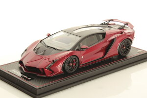 MRf 1/18 {M[j CrVu 2023 bh^bN V[P[Xt 399MR-MODELS 1:18 LAMBORGHINI INVENCIBLE 2023 RED METALLIC WITH SHOWCASE LIMITED 399 PCS