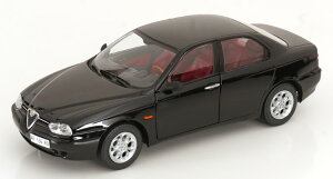 ~eBJ 1/18 At@I 156 2.5 V6 24V 1997 ubN JMitica 1:18 Alfa Romeo 156 2.5 V6 24V 1997 black